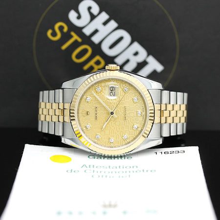 Rolex Datejust Stahl/Gold Automatik Ref: 116233