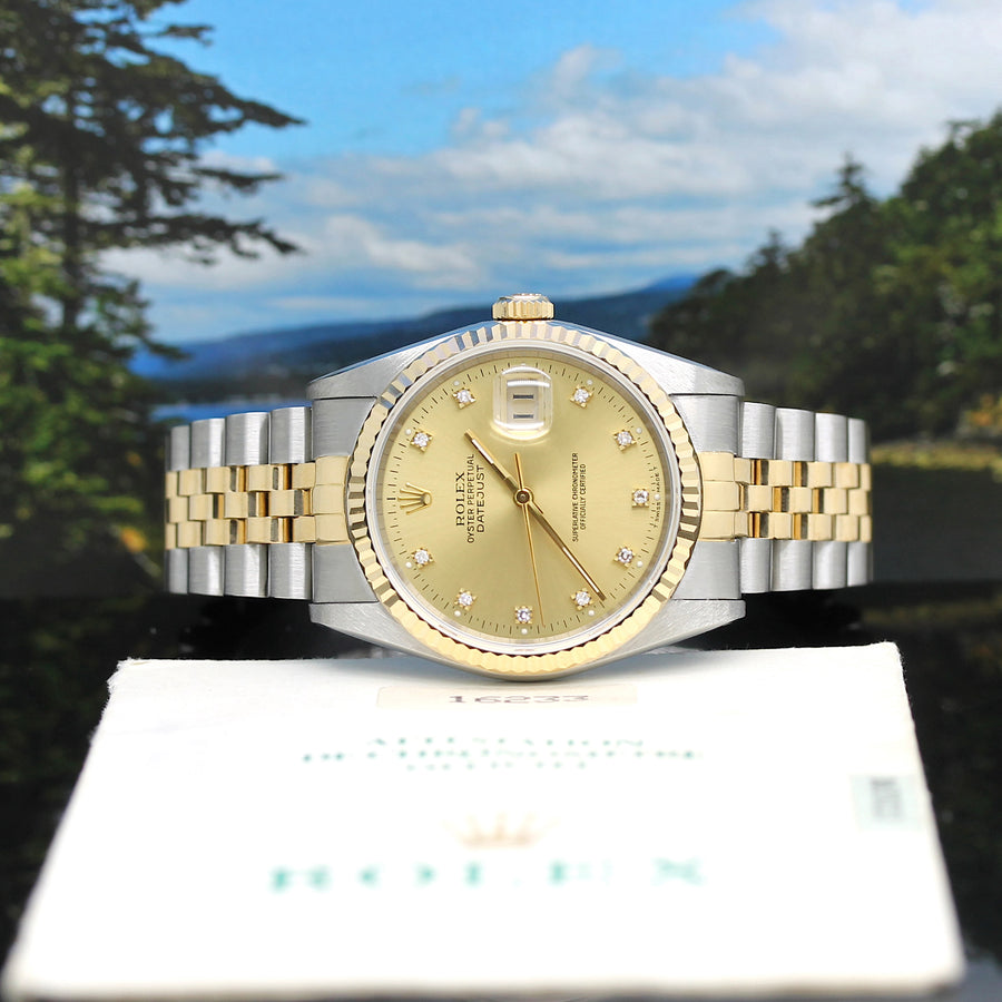 Rolex Datejust Stahl/Gold Automatik Ref: 16233