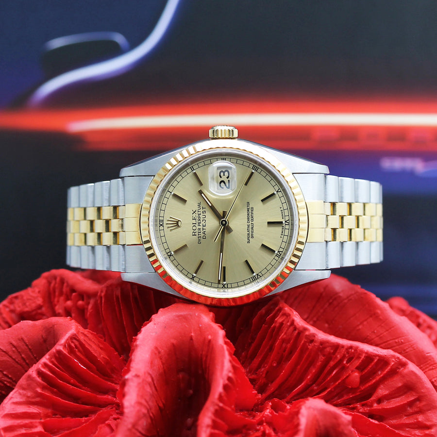 Rolex Datejust Stahl/Gold Automatik Ref: 16233