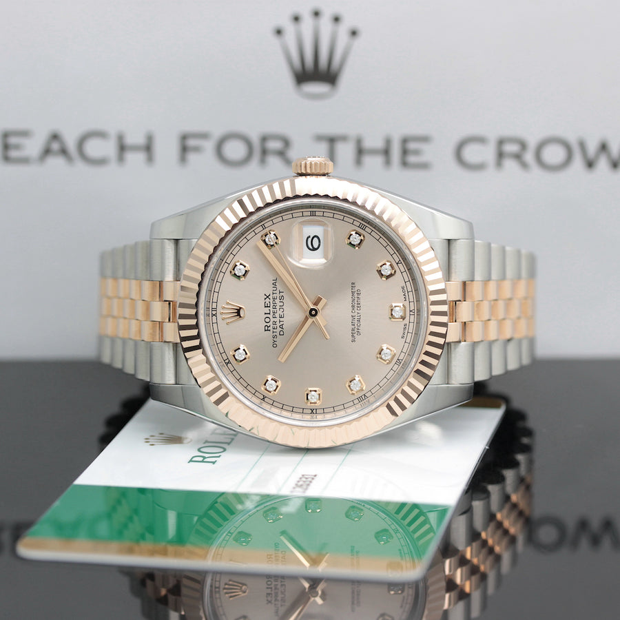 Rolex Datejust 41 Stahl/Rosegold Automatik Ref: 126331