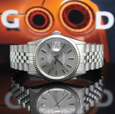 Rolex Datejust Stahl Weißgold Automatik Ref: 16014