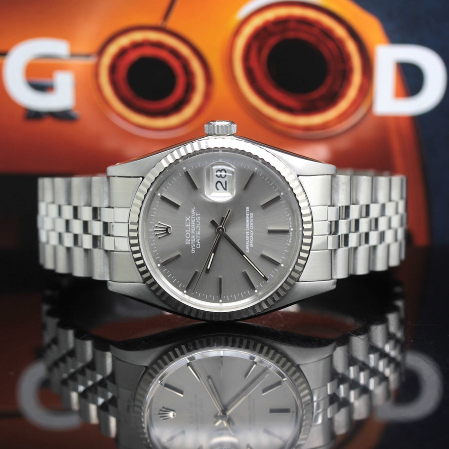 Rolex Datejust Stahl Weißgold Automatik Ref: 16014