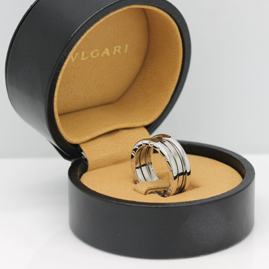 Bulgari B Zero 1 Ring – 3 Band Ring in 18KT Weißgold Gr. 56