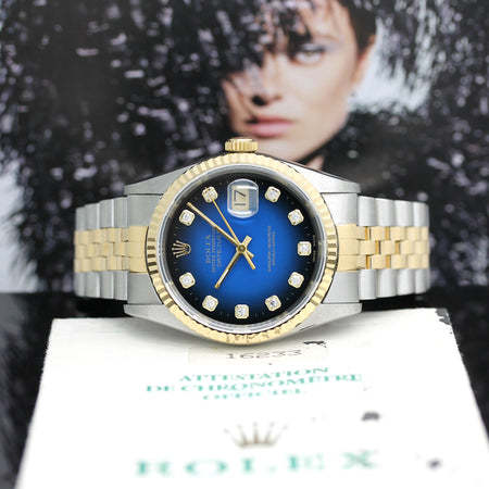 Rolex Datejust Stahl/Gold Automatik Ref: 16233