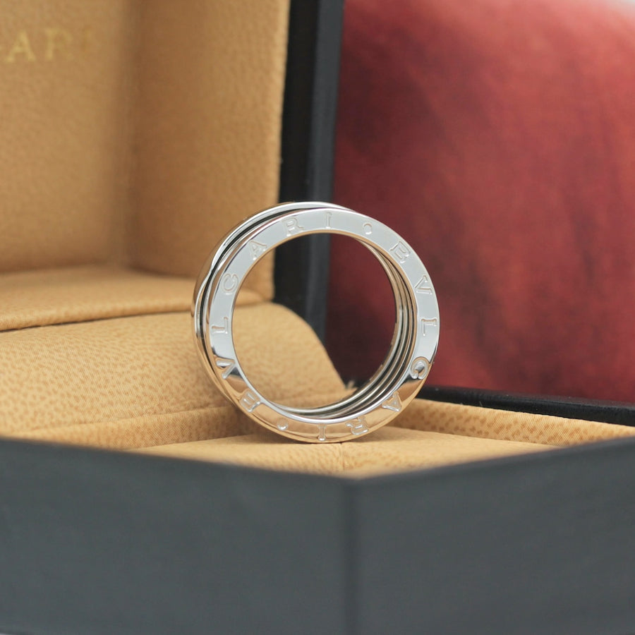 Bulgari B Zero 1 Ring – 4 Band Ring in 18KT Weißgold Gr. 57