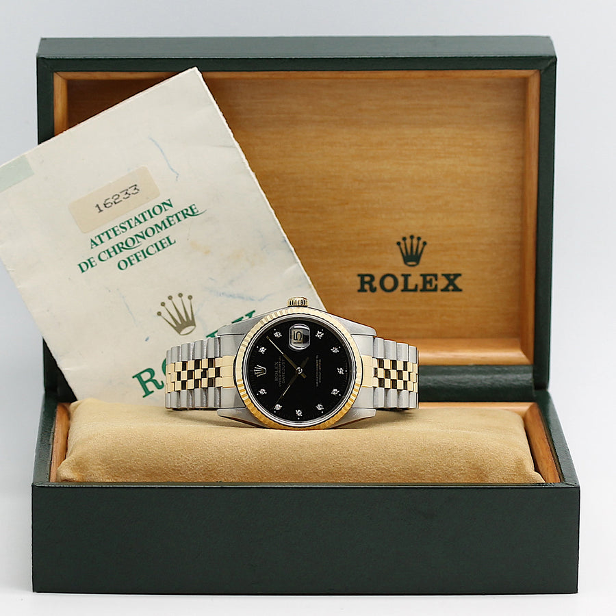 Rolex Datejust Stahl/Gold Automatik Ref: 16233