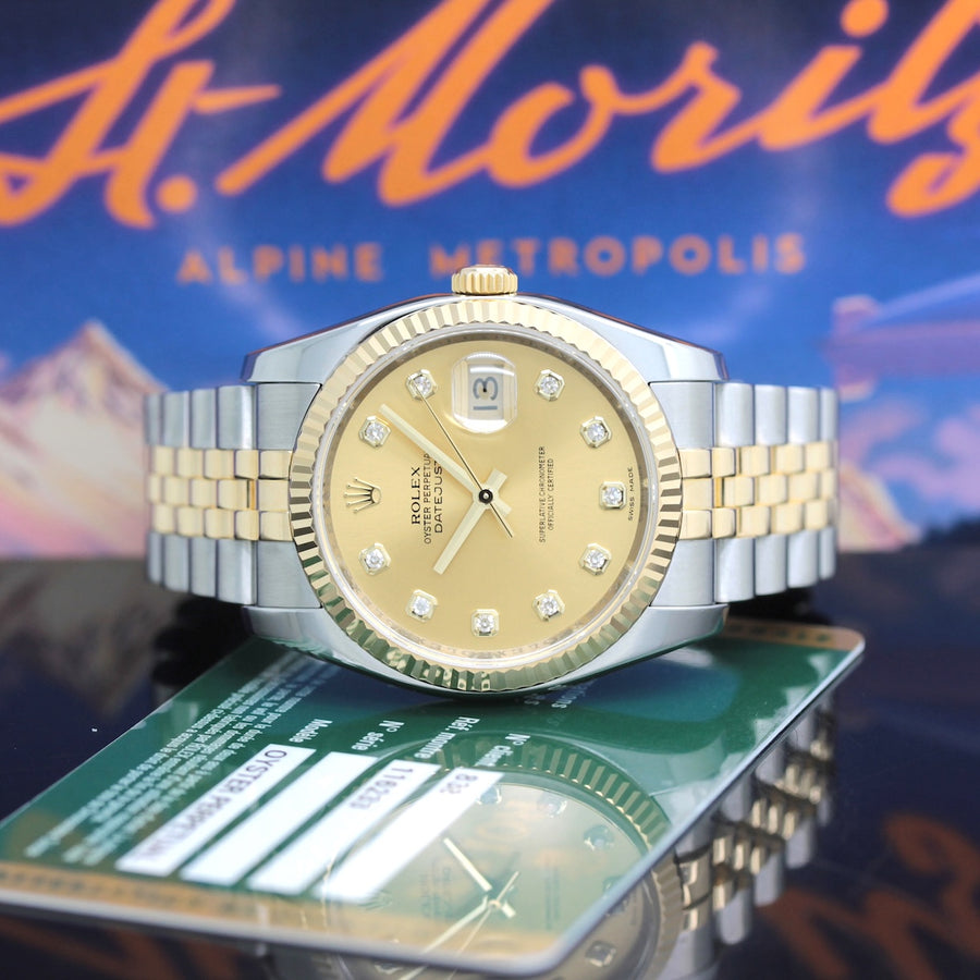 Rolex Datejust Stahl/Gold Automatik Ref: 116233