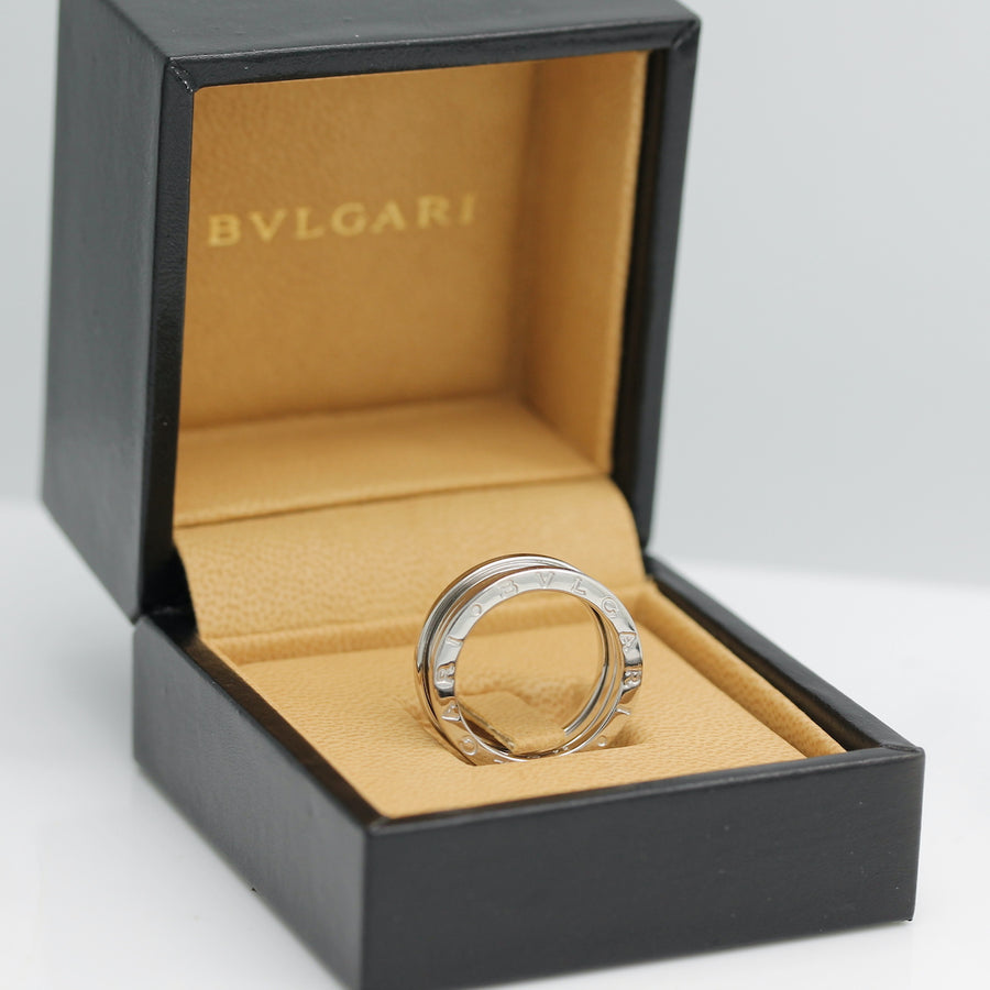 Bulgari B Zero 1 Ring –  3 Band Ring in 18KT Weißgold Gr. 54