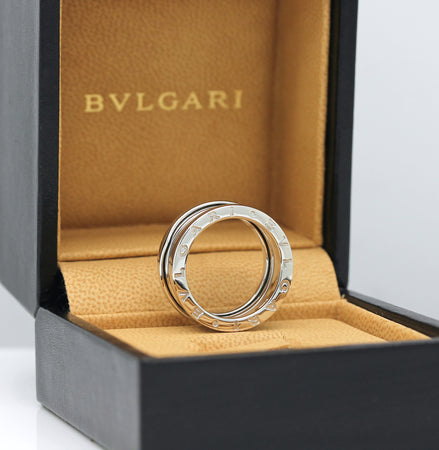 Bulgari B Zero 1 Ring –  3 Band Ring in 18KT Weißgold Gr. 55