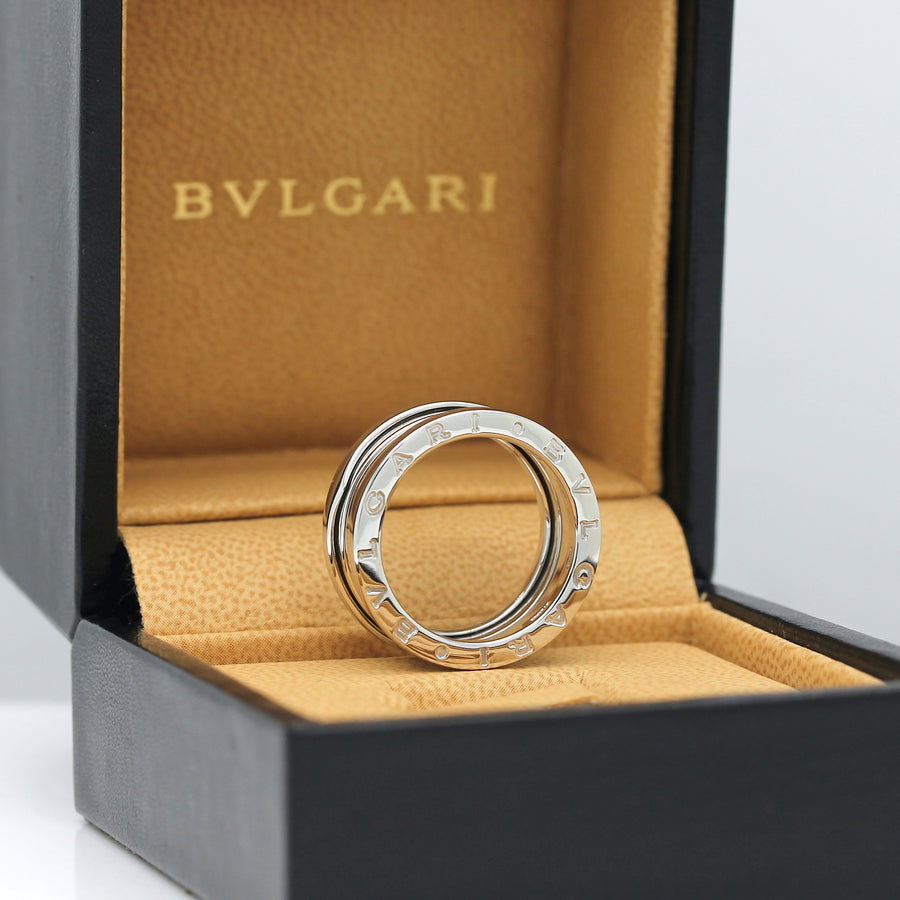 Bulgari B Zero 1 Ring –  3 Band Ring in 18KT Weißgold Gr. 55