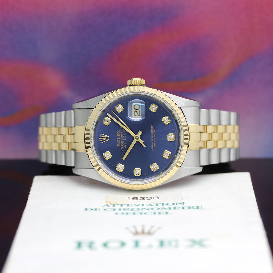 Rolex Datejust Stahl/Gold Automatik Ref: 16233
