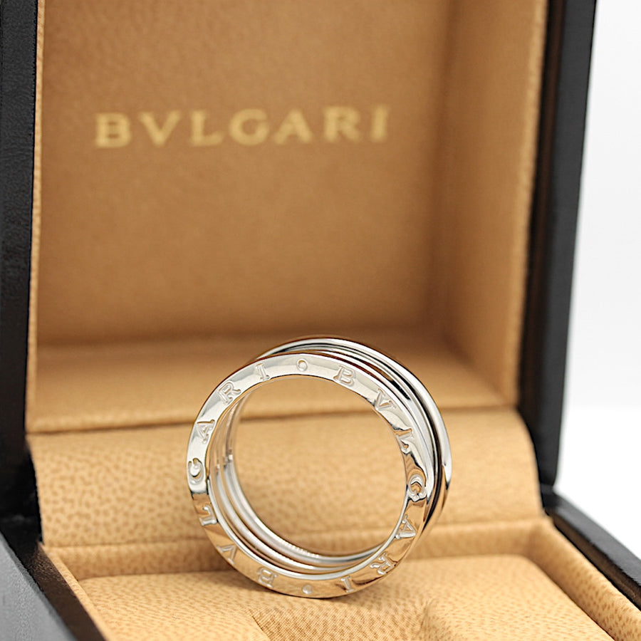 Bulgari B Zero 1 Ring – 3 Band Ring in 18KT Weißgold Gr. 61