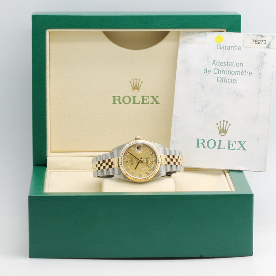 Rolex Datejust Medium Stahl/Gold Automatik Ref: 78273
