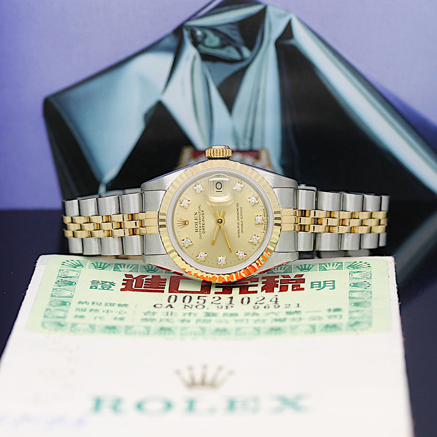 Rolex Lady Datejust Stahl/Gold Ref: 69173