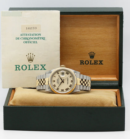 Rolex Datejust Stahl/Gold Automatik Ref: 16233