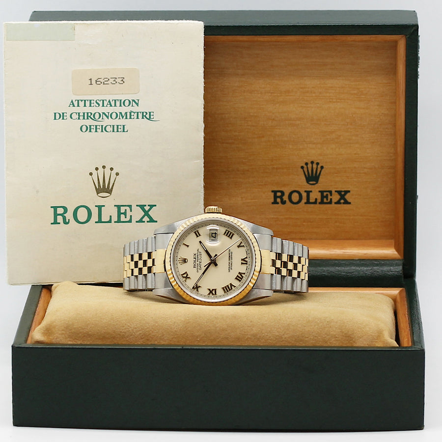 Rolex Datejust Stahl/Gold Automatik Ref: 16233