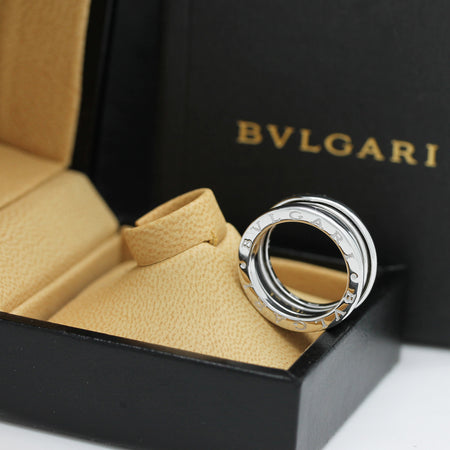 Bulgari B Zero 1 Ring –  3 Band Ring in 18KT Weißgold Gr. 53