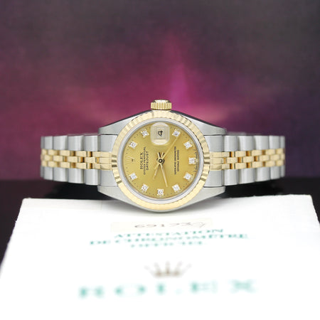 Rolex Lady Datejust Stahl/Gold Automatik Ref: 69173