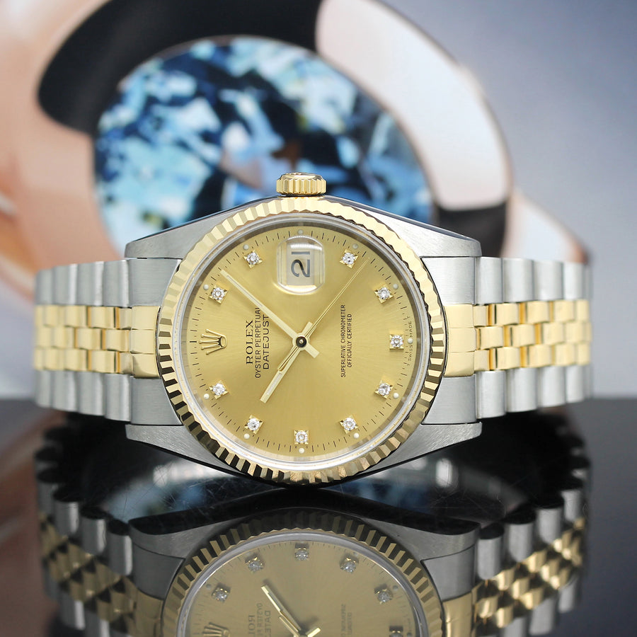 Rolex Datejust Stahl/Gold Automatik Ref: 16233