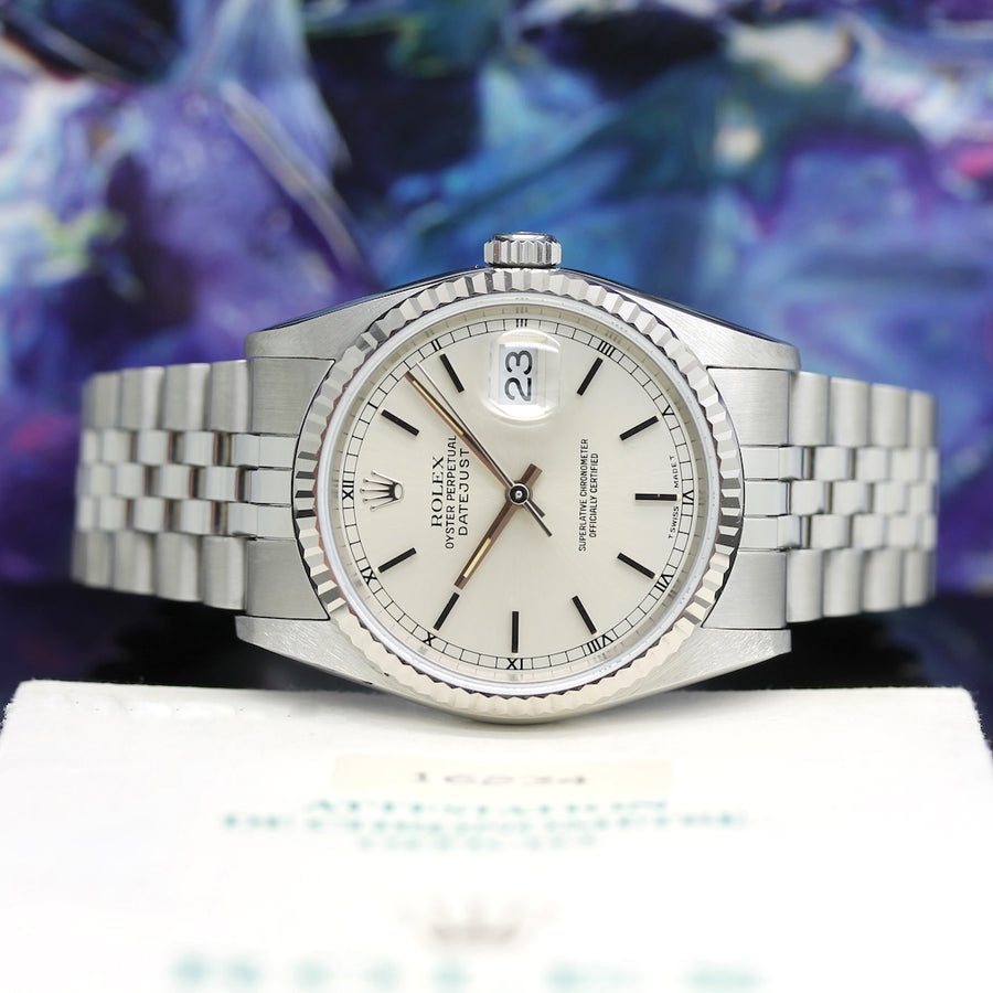 Datejust Stahl Weißgold Automatik Ref: 16234