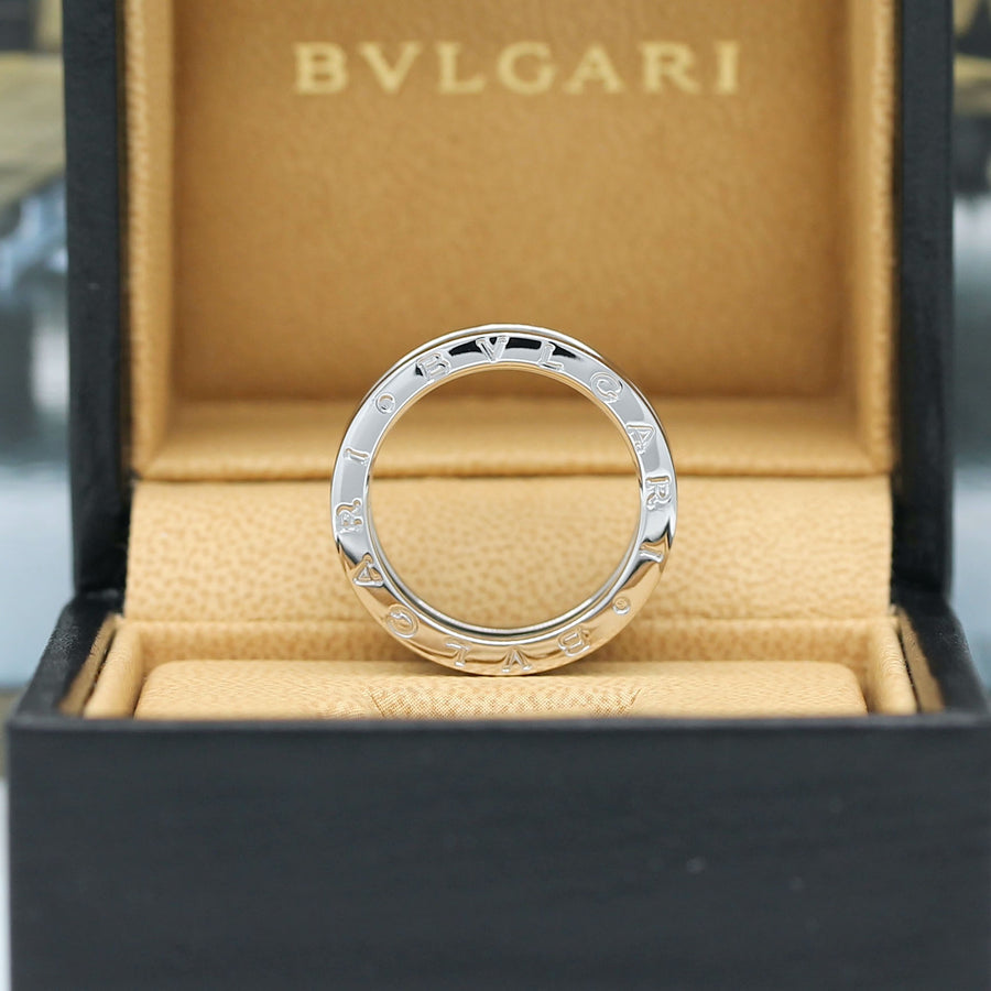 Bulgari B Zero 1 Ring – 3 Band Ring in 18KT Weißgold Gr. 56