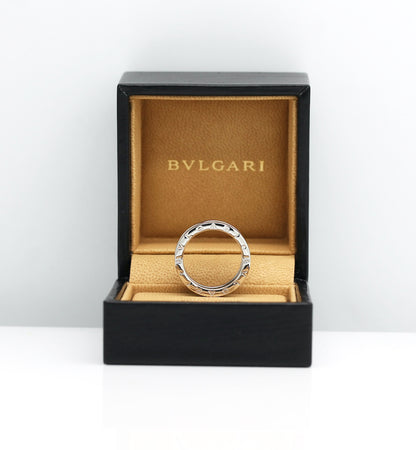 Bulgari B Zero 1 Ring – 3 Band Ring in 18KT Weißgold Gr. 57