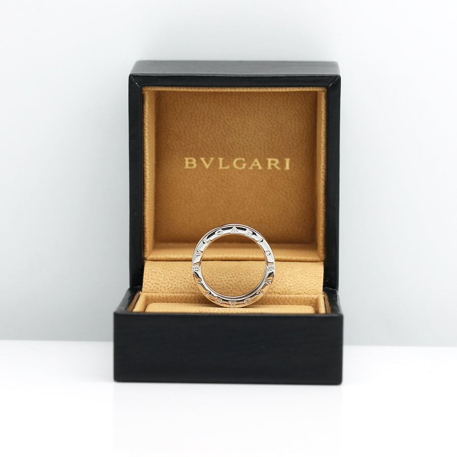 Bulgari B Zero 1 Ring – 3 Band Ring in 18KT Weißgold Gr. 57