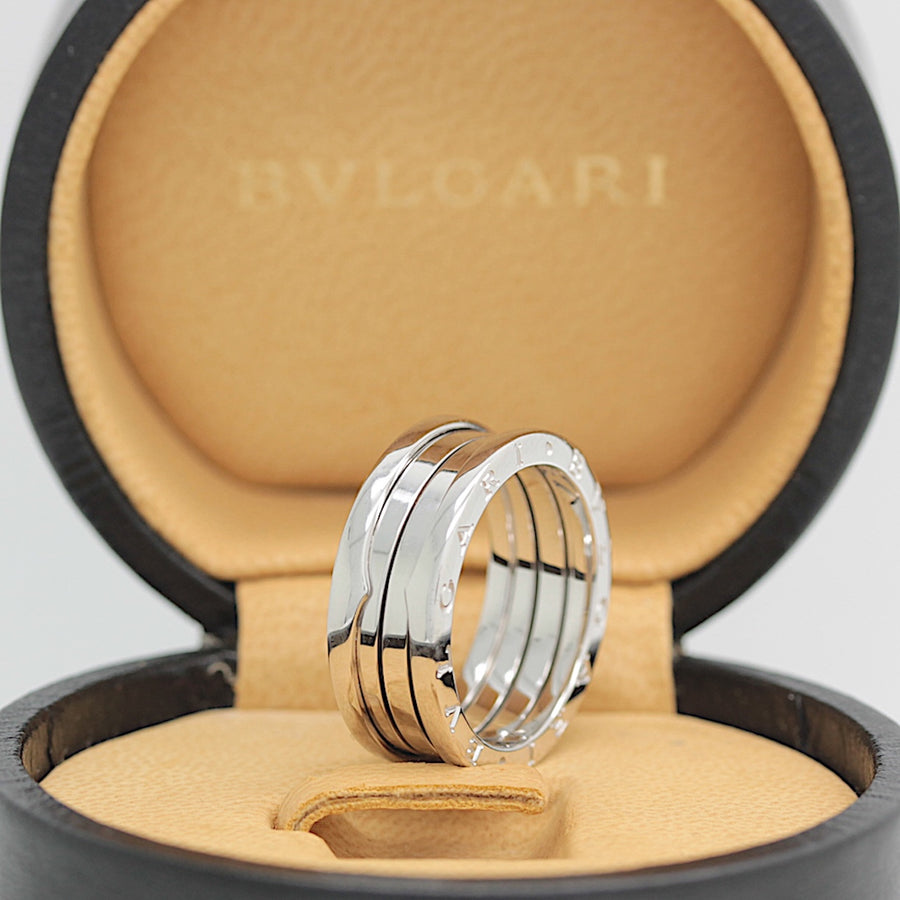 Bulgari B Zero 1 Ring – 3 Band Ring in 18KT Weißgold Gr. 62