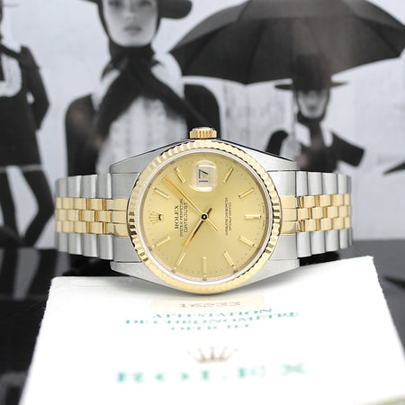 Rolex Datejust Stahl/Gold Automatik Ref: 16233