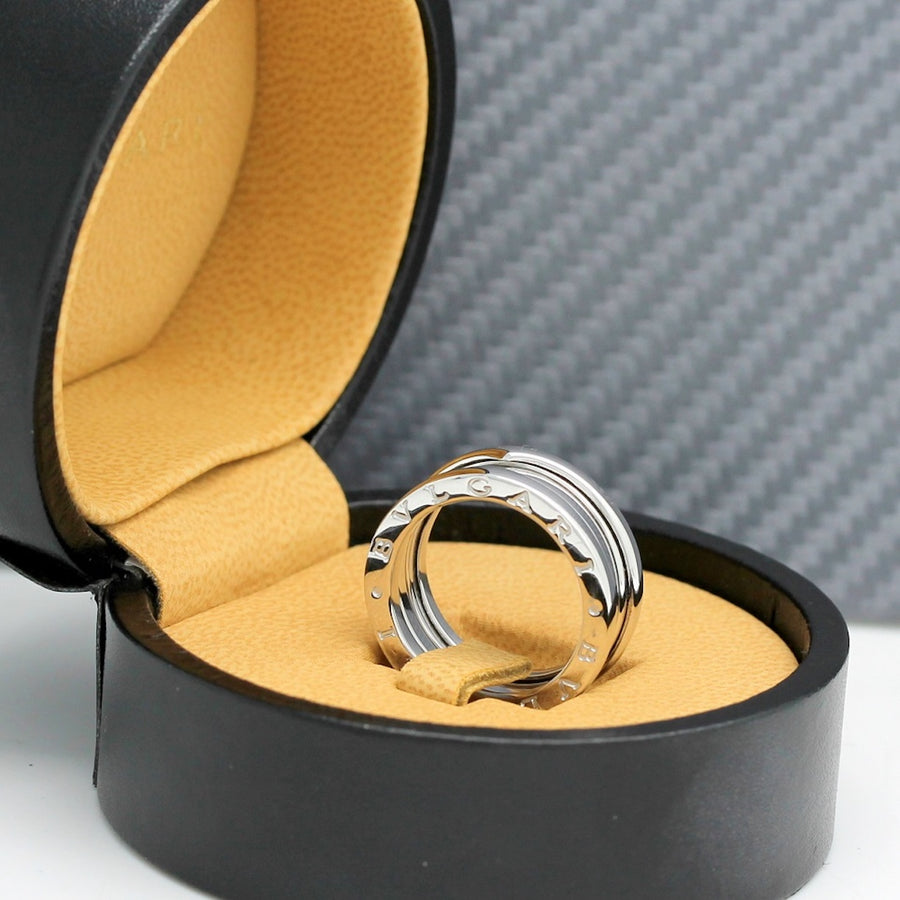 Bulgari B Zero 1 Ring – 3 Band Ring in 18KT Weißgold Gr. 57