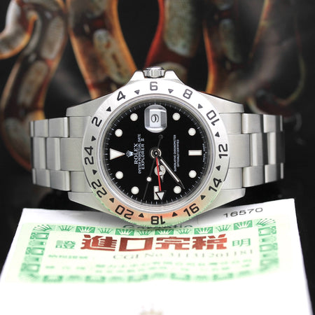 Rolex Explorer II Stahl Ref: 16570T von 2005