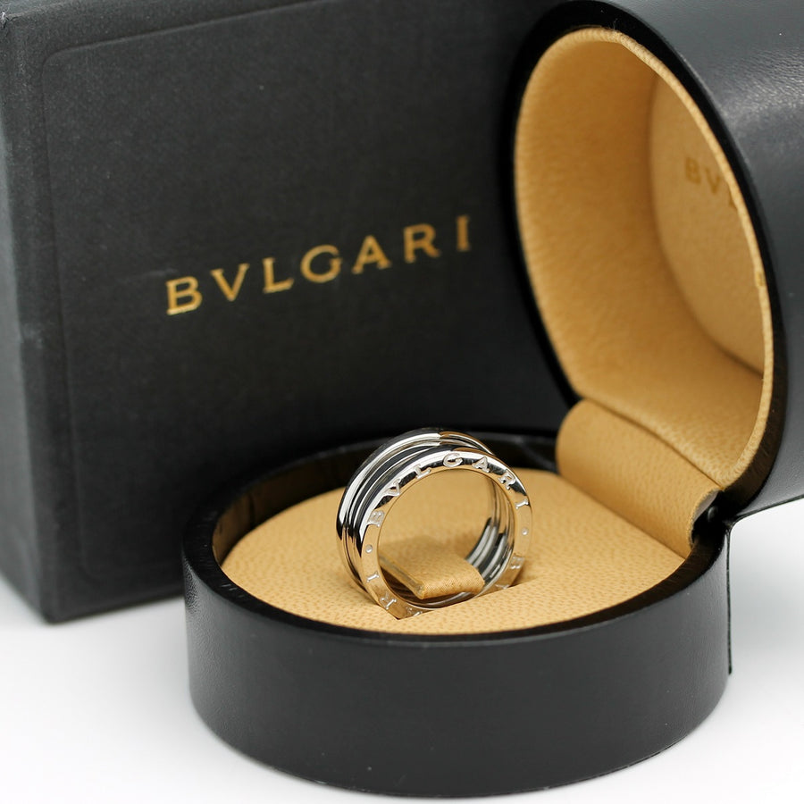 Bulgari B Zero 1 Ring – 3 Band Ring in 18KT Weißgold Gr. 56