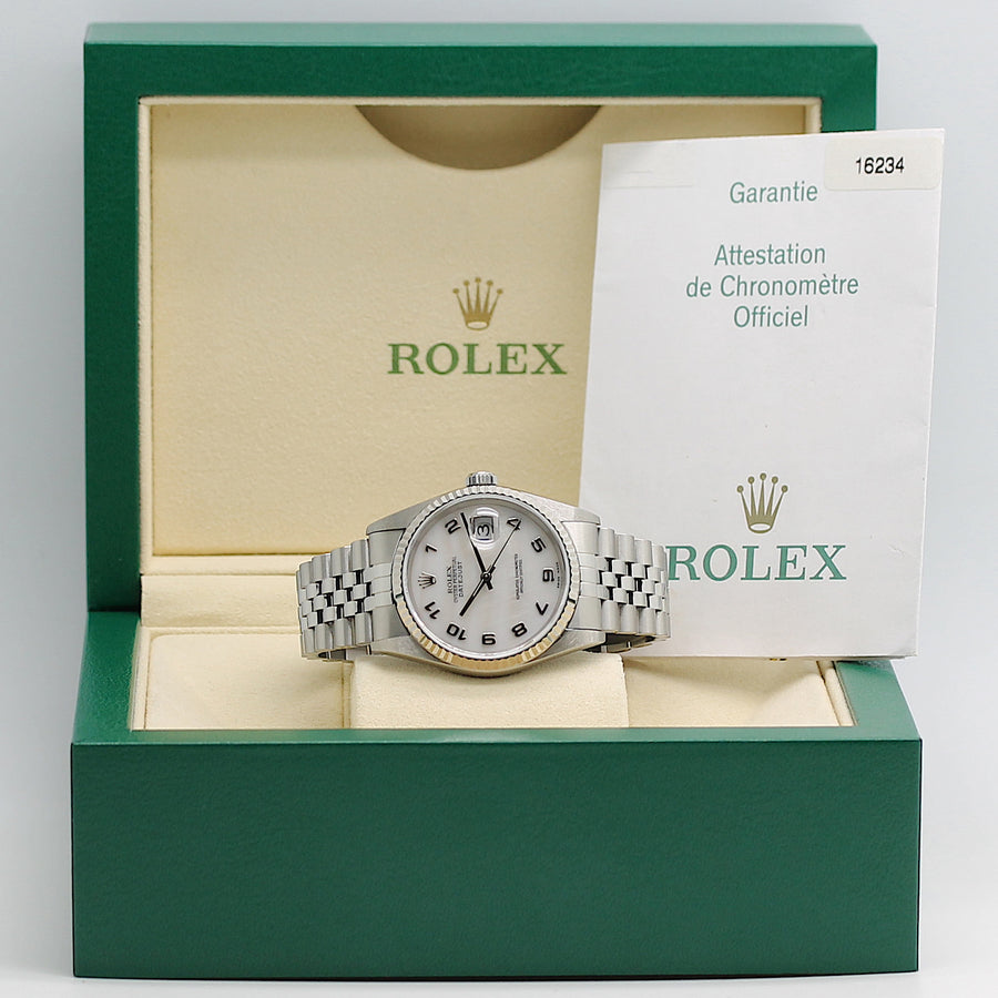 Datejust Stahl Weißgold Automatik Ref: 16234