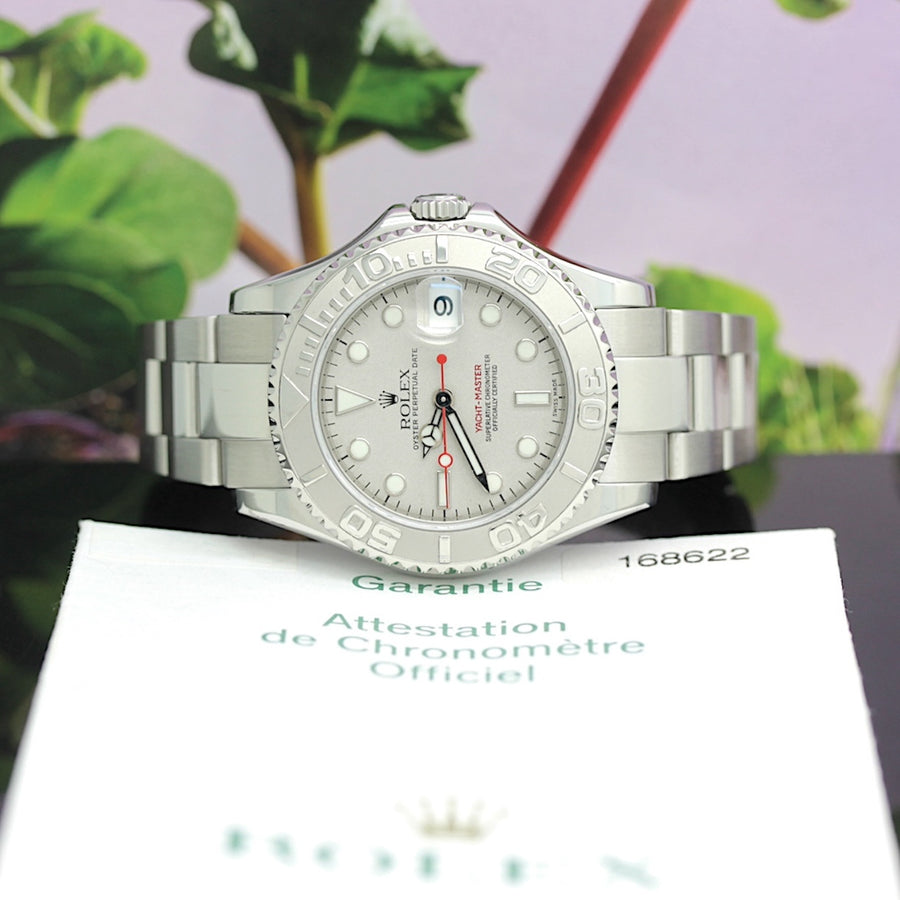 Rolex Yachtmaster Medium Stahl/Platin Ref: 168622