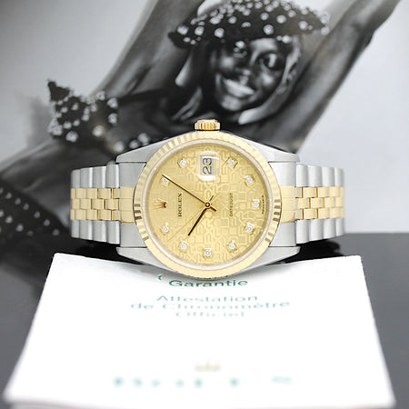 Rolex Datejust Stahl/Gold Automatik Ref: 16233