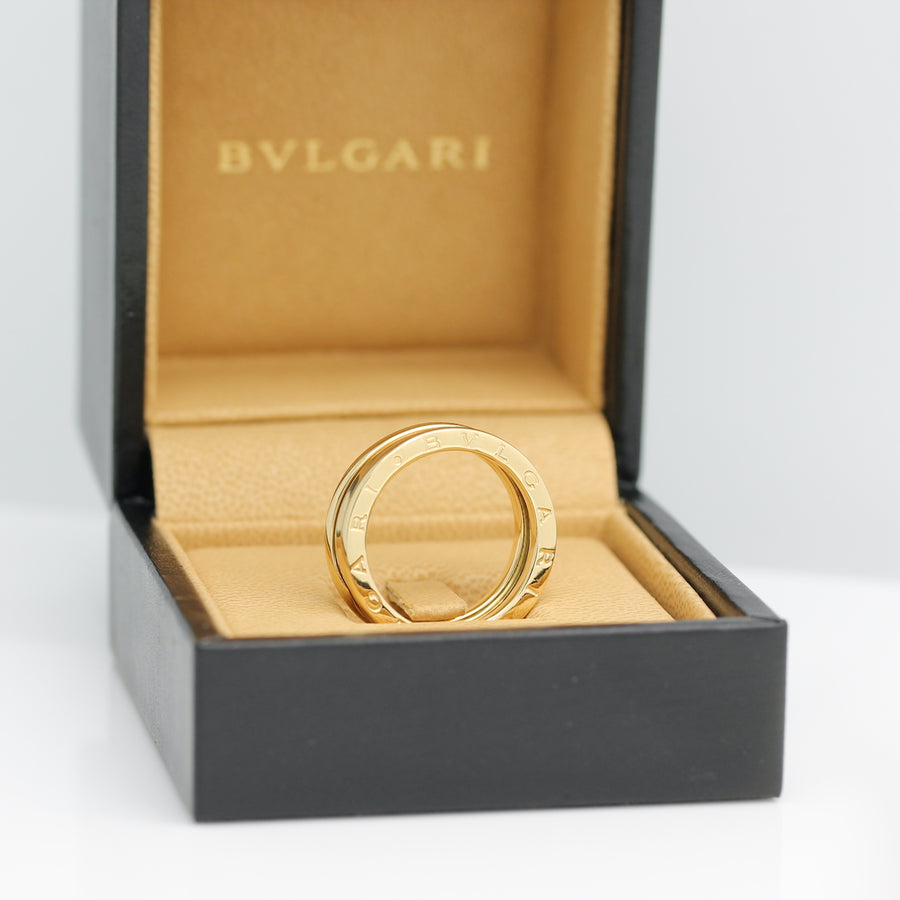 Bulgari B Zero 1 Ring – 2 Band Ring in 18KT Gold Gr. 58