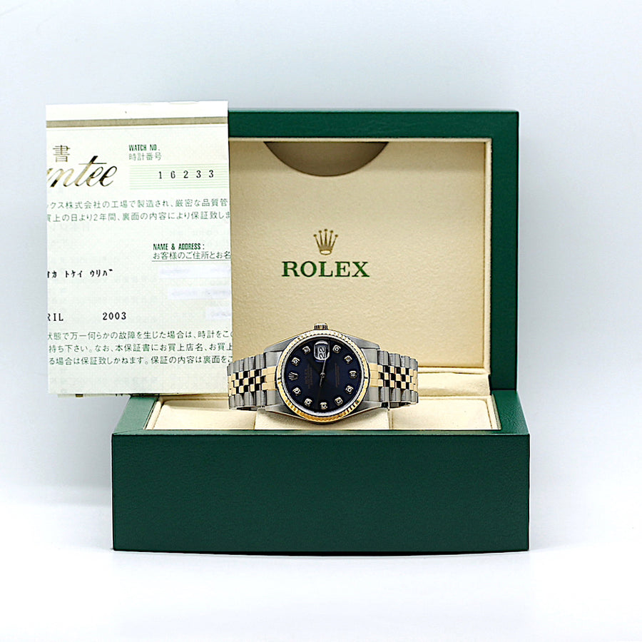 Rolex Datejust Stahl/Gold Automatik Ref: 16233