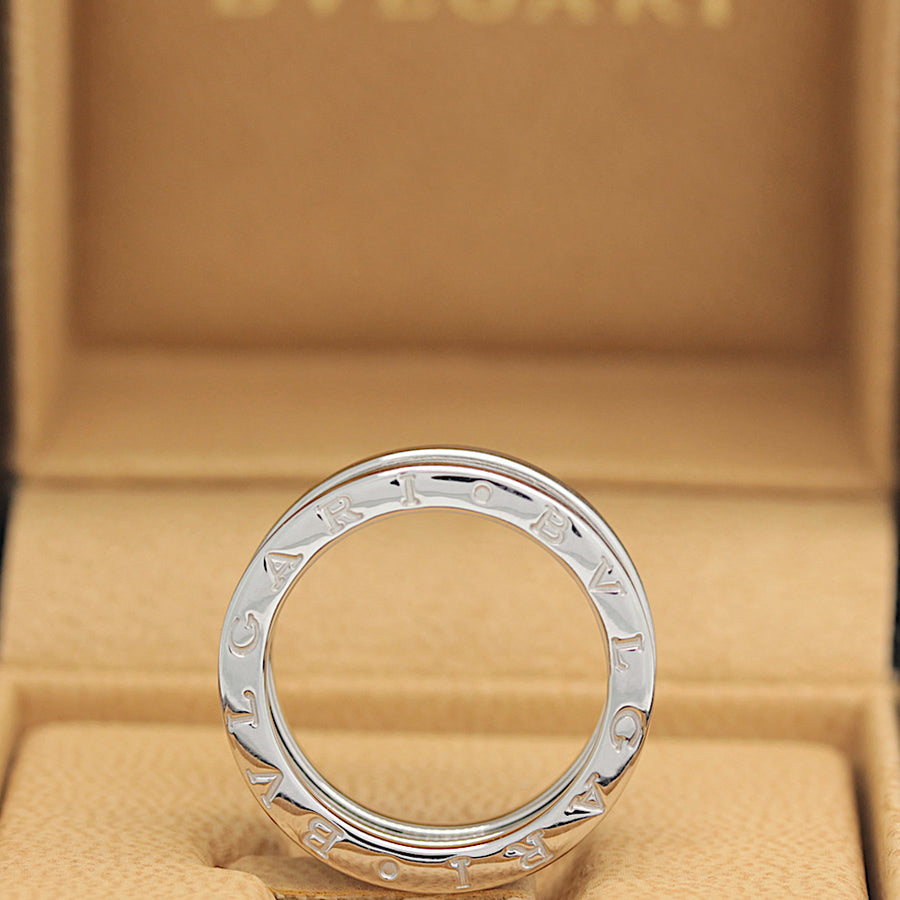 Bulgari B Zero 1 Ring – 3 Band Ring in 18KT Weißgold Gr. 57