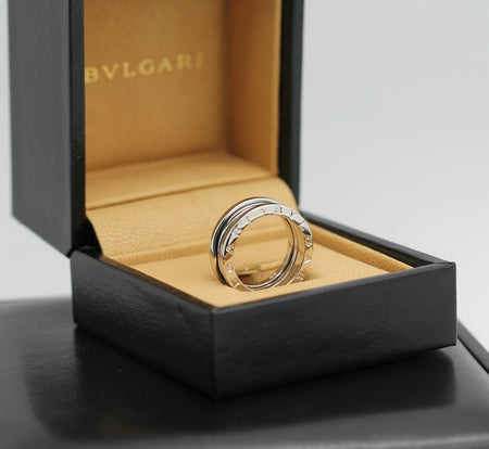 Bulgari B Zero 1 Ring –  3 Band Ring in 18KT Weißgold Gr. 53