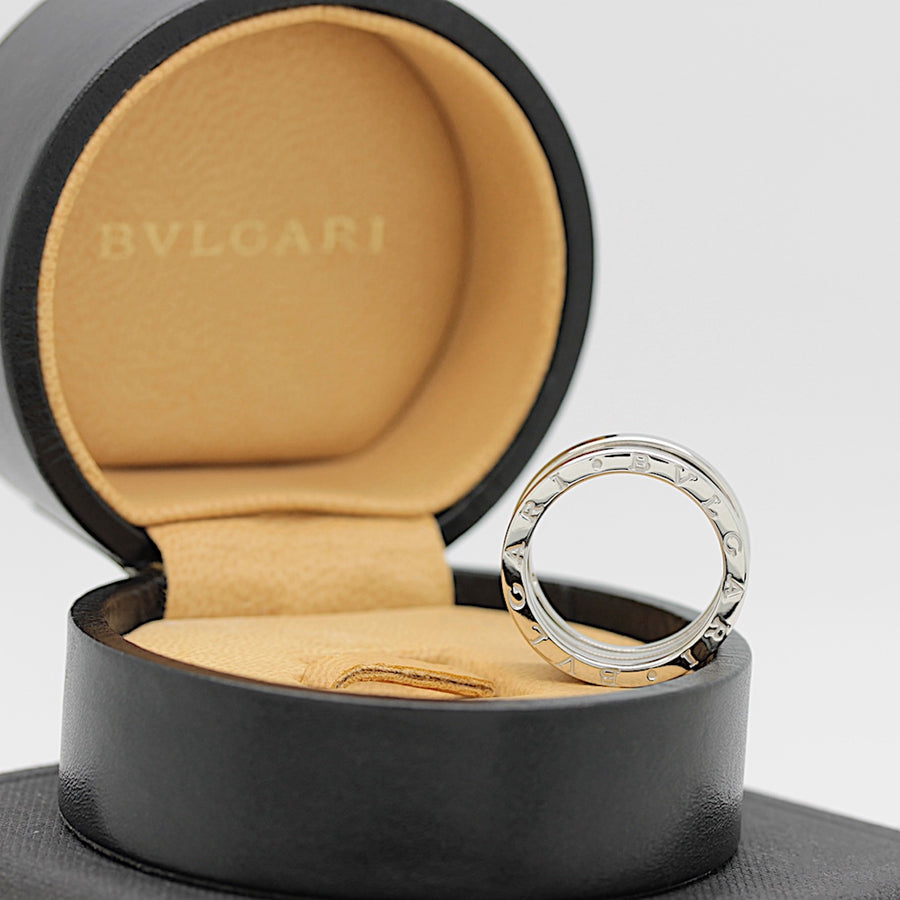 Bulgari B Zero 1 Ring – 3 Band Ring in 18KT Weißgold Gr. 59
