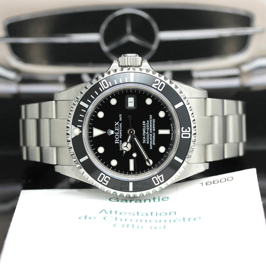 Rolex Sea Dweller Stahl Ref: 16600T mit Box & Papiere von 2004