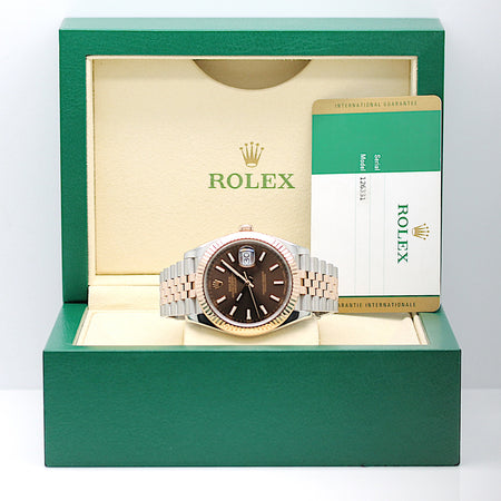 Rolex Datejust 41 Stahl/Rosegold Automatik Ref: 126331