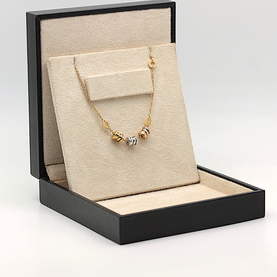 Bulgari B Zero 1 Element Armband mit Anhänger in 18KT Gold & Bulgari Box