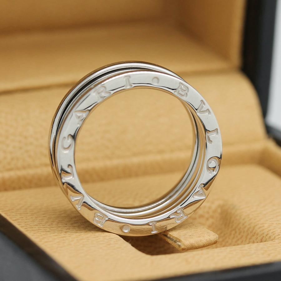 Bulgari B Zero 1 Ring – 3 Band Ring in 18KT Weißgold Gr. 58