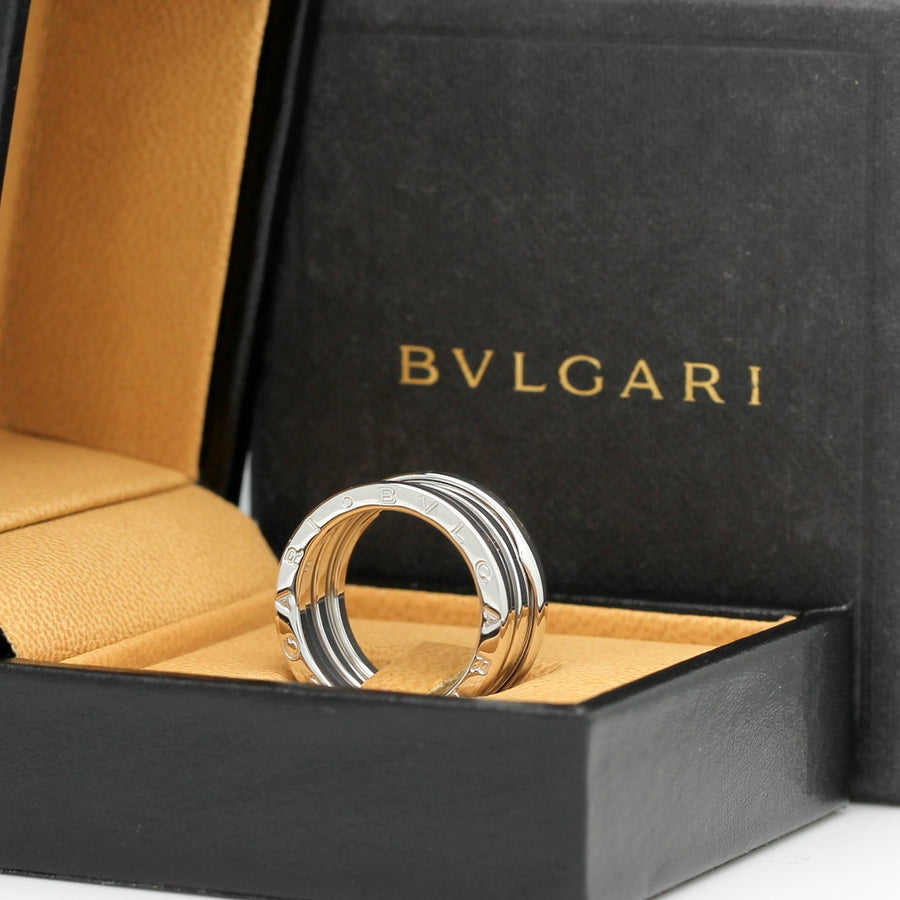 Bulgari B Zero 1 Ring –  3 Band Ring in 18KT Weißgold Gr. 55