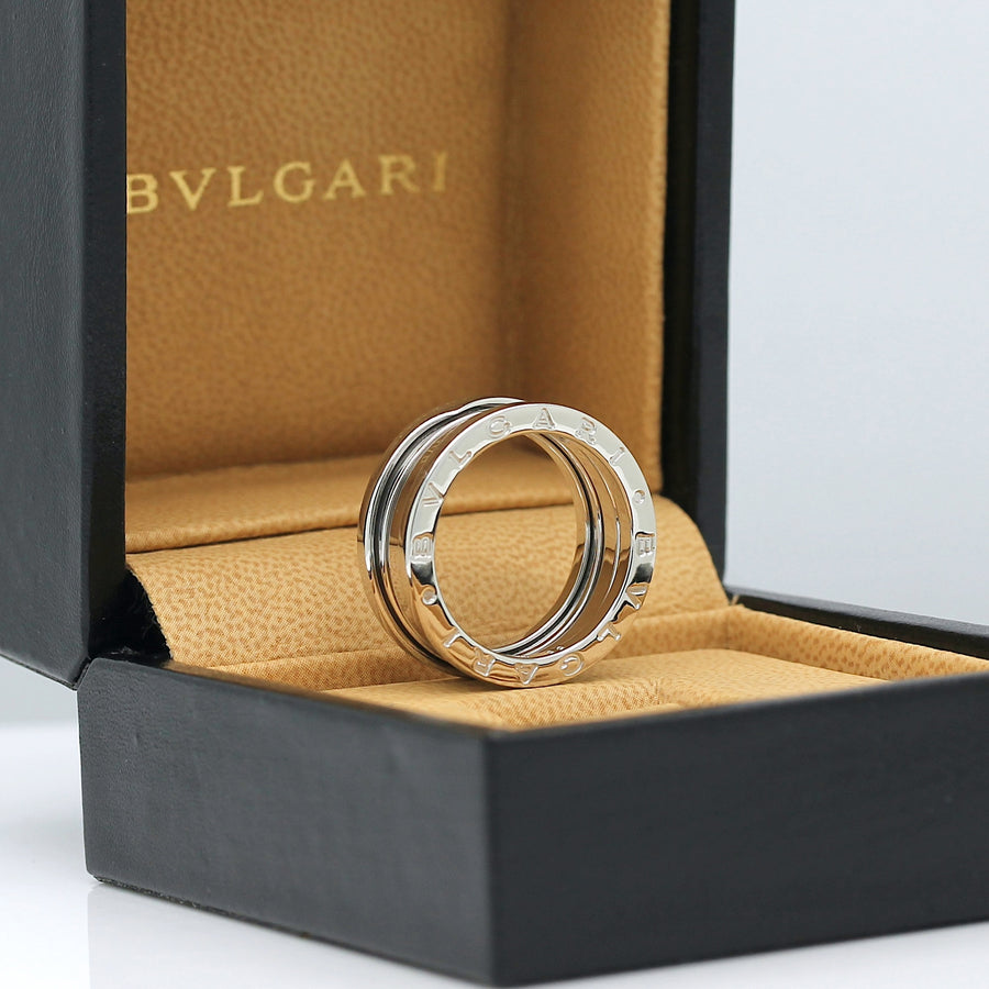 Bulgari B Zero 1 Ring –  3 Band Ring in 18KT Weißgold Gr. 54