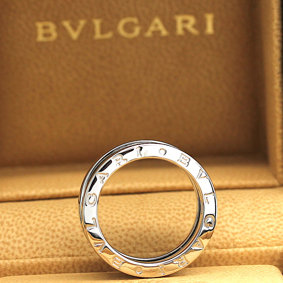 Bulgari B Zero 1 Ring –  2 Band Ring in 18KT Weißgold Gr. 53