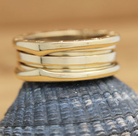 Bulgari B Zero 1 Ring – 3 Band Ring in 18KT Gold Gr. 52