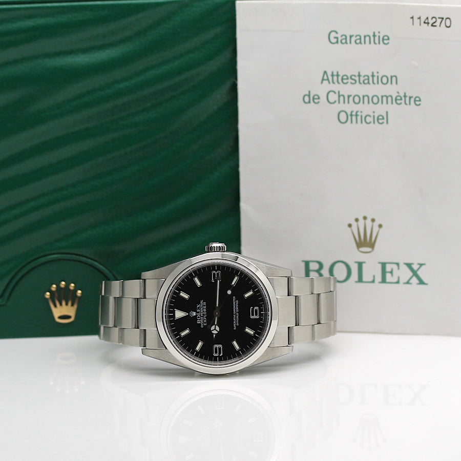 Rolex Explorer I Stahl Ref: 114270