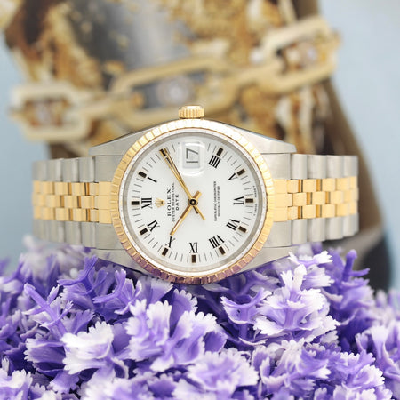 Rolex Date Stahl/Gold Automatik Ref: 15233